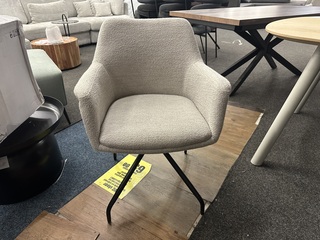 4x Eetkamerstoel Mieke Antraciet